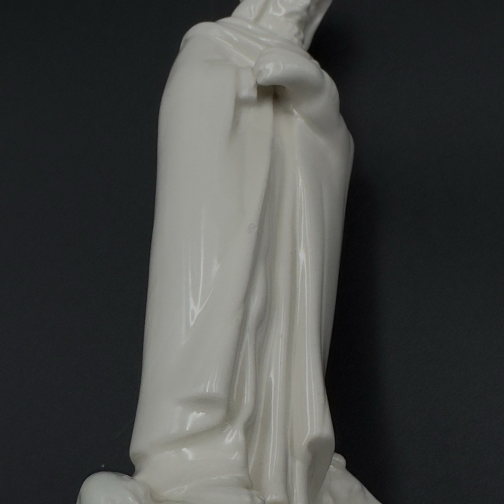 VTG 1970s Standing Shepherd & Dog Glazed Holland Mold Ceramic Nativity Figurine - Picture 5 of 10